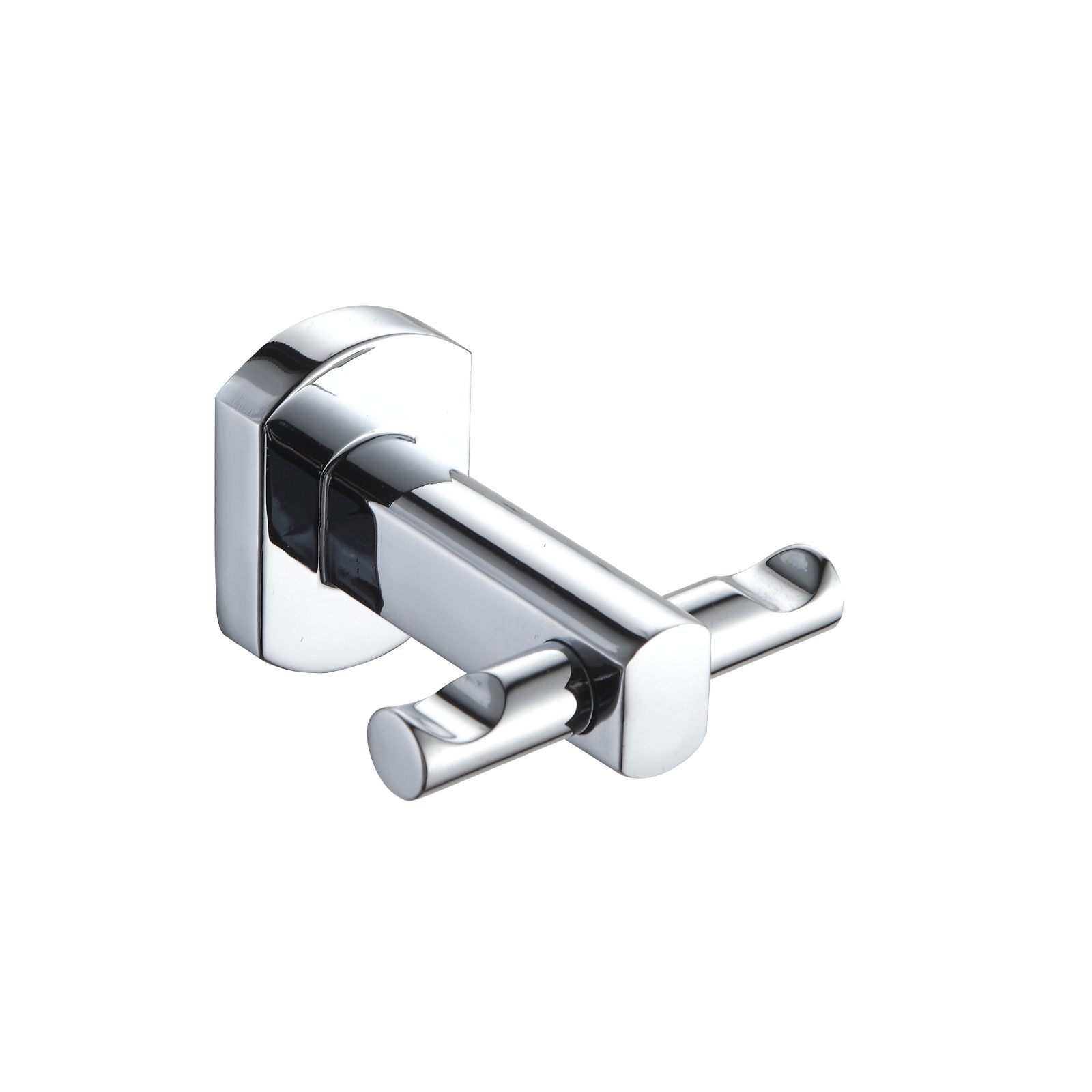 Buy Wall Mounted Rust Proof Polished Chrome Admiralty Double Robe Hook 1