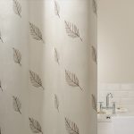 100% Polyester “Natura” Embroidered Shower Curtain