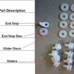 Gliders & Stops (Pack of 12)